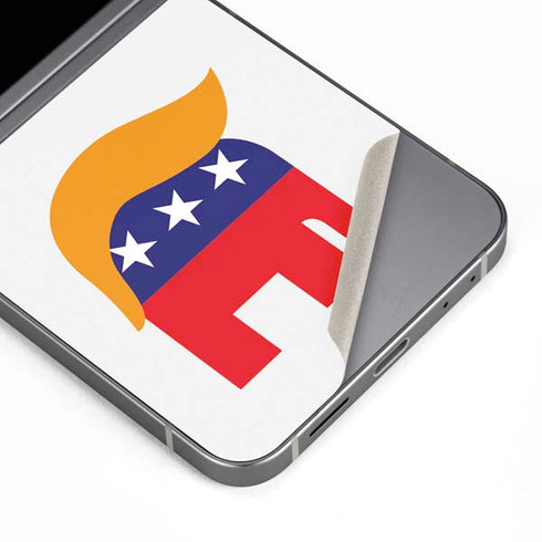 Republican Trump Hair Galaxy Z Flip6 Skin