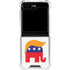 Republican Trump Hair Galaxy Z Flip6 Clear Case