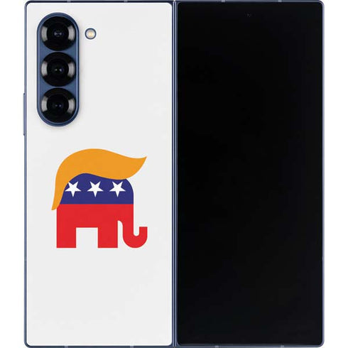 Republican Trump Hair Galaxy Z Fold6 Skin