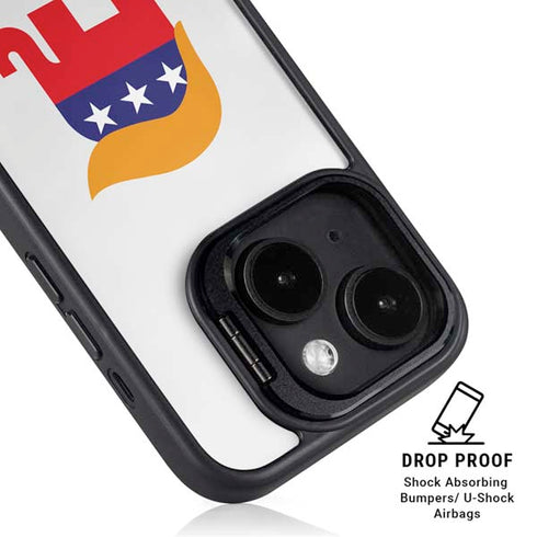 Republican Trump Hair iPhone 14 Plus Kickstand Case