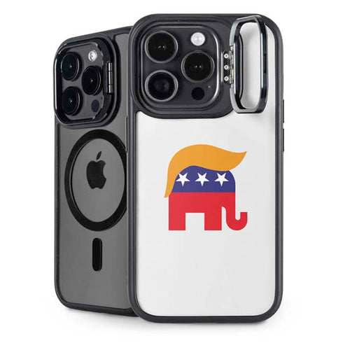 Republican Trump Hair iPhone 14 Pro Kickstand Case