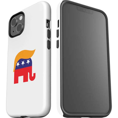 Republican Trump Hair iPhone 15 Impact Case