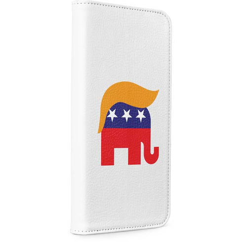 Republican Trump Hair iPhone 15 Plus Folio Case