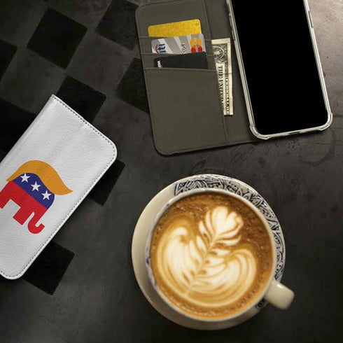 Republican Trump Hair iPhone 15 Plus Folio Case
