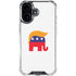 Republican Trump Hair iPhone 16 Plus Clear Case