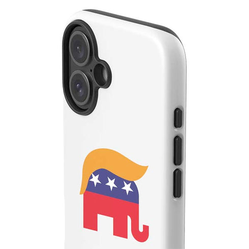 Republican Trump Hair iPhone 16 Plus Impact Case