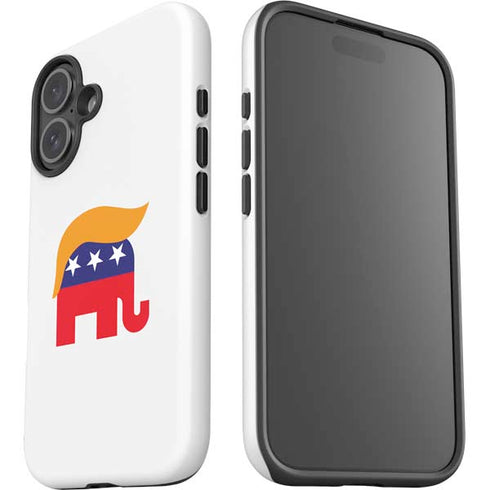 Republican Trump Hair iPhone 16 Plus Impact Case