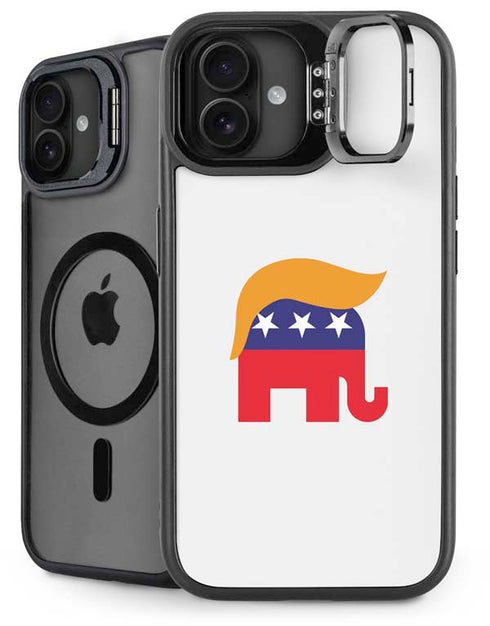 Republican Trump Hair iPhone 16 Plus Kickstand Case