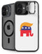 Republican Trump Hair iPhone 16 Plus Kickstand Case