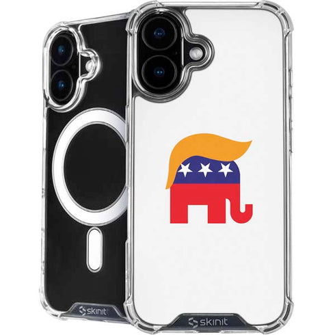 Republican Trump Hair iPhone 16 Plus MagSafe Case