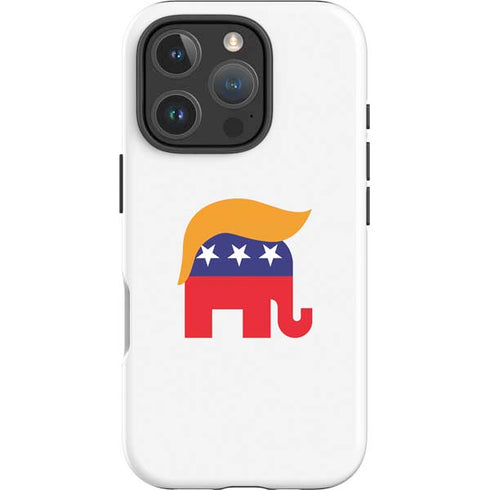 Republican Trump Hair iPhone 16 Pro Max Impact Case