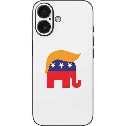 Republican Trump Hair iPhone 16 Skin