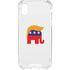 Republican Trump Hair iPhone XS Clear Case