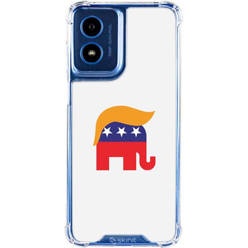 Republican Trump Hair Moto G 5G (2024) Clear Case