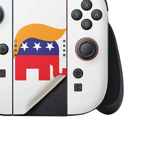 Republican Trump Hair Nintendo Switch 2 (2025) Joy-Con Controller Skin