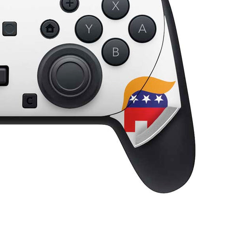 Republican Trump Hair Nintendo Switch 2 (2025) Pro Controller Skin
