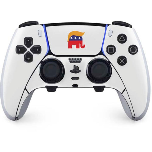 Republican Trump Hair PS5 DualSense Edge Pro Controller Skin