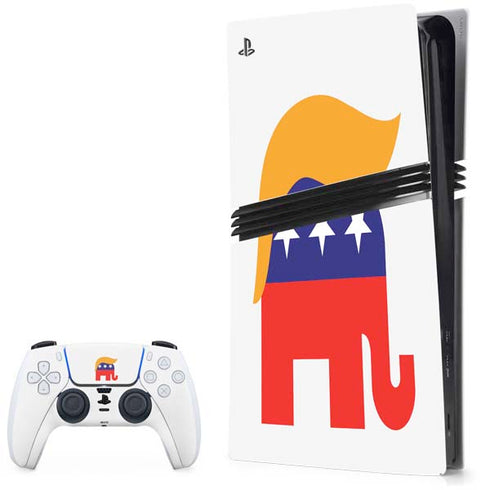 Republican Trump Hair PlayStation PS5 Skins
