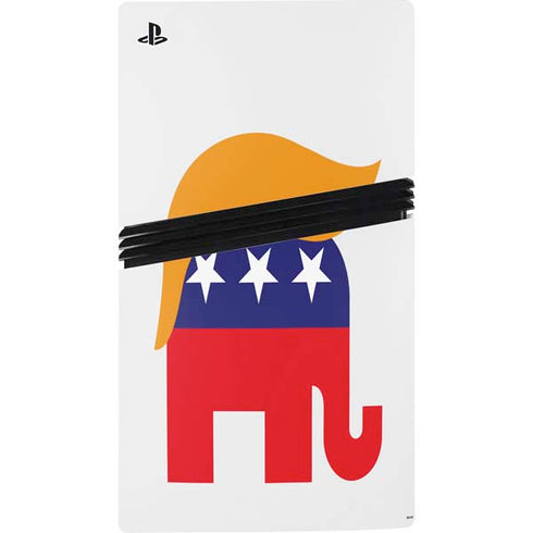 Republican Trump Hair PS5 Pro Disk Console Skin