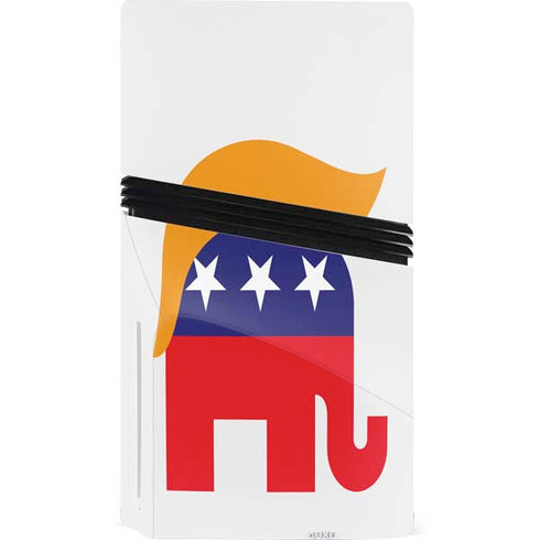 Republican Trump Hair PS5 Pro Disk Console Skin