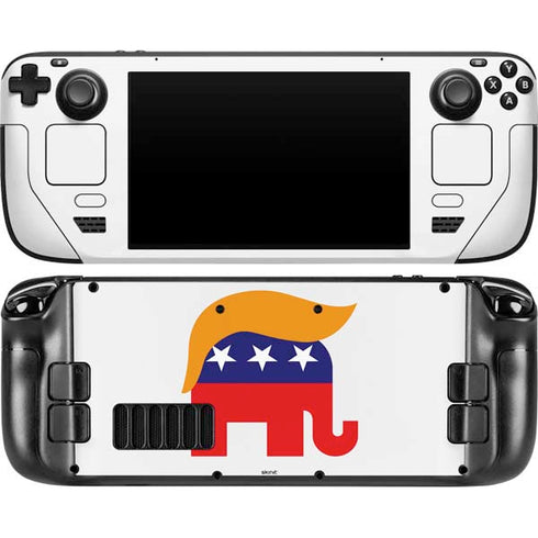 Republican Trump Hair Steam Deck Handheld Gaming Computer OLED Skin