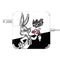 Looney Tunes Retro Bugs Bunny 85W Power Adapter (15 and 17 inch MacBook Pro Charger) Skin
