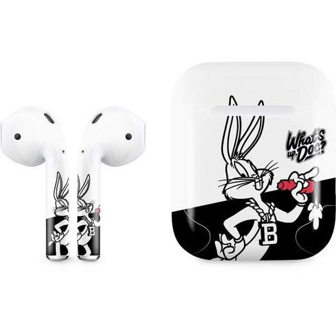 Looney Tunes Retro Bugs Bunny Apple AirPods Skin