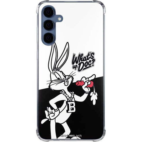 Looney Tunes Retro Bugs Bunny Galaxy A55 5G Clear Case
