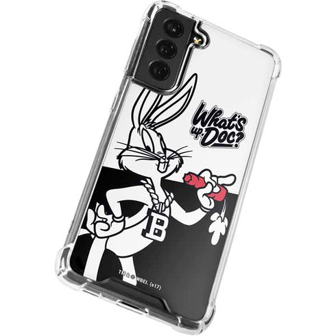 Looney Tunes Retro Bugs Bunny Galaxy S22 Plus Clear Case