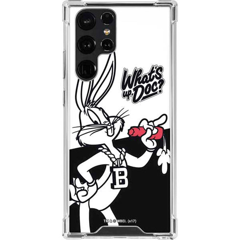 Looney Tunes Retro Bugs Bunny Galaxy S23 Ultra Clear Case