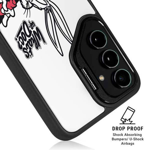 Looney Tunes Retro Bugs Bunny Galaxy S24 FE Kickstand Case