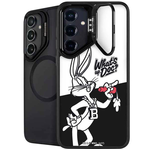 Looney Tunes Retro Bugs Bunny Galaxy S25 FE Kickstand Case