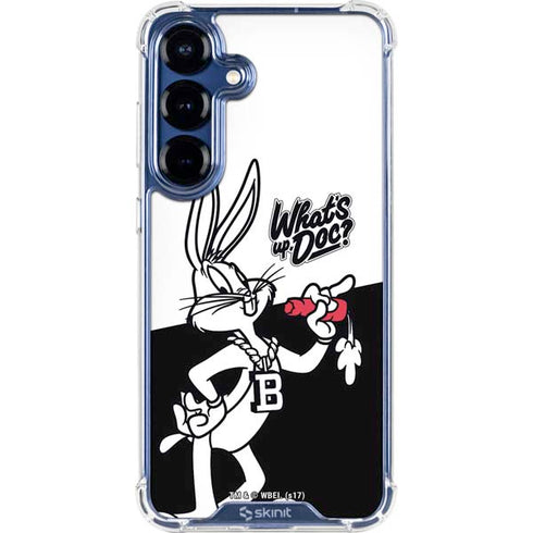 Looney Tunes Retro Bugs Bunny Galaxy S25 Plus Clear Case