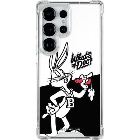 Looney Tunes Retro Bugs Bunny Galaxy S25 Ultra Clear Case