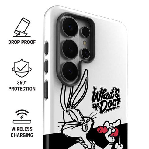 Looney Tunes Retro Bugs Bunny Galaxy S26 Ultra Impact Case