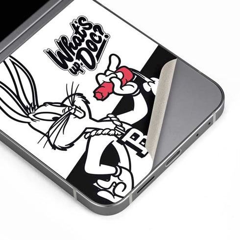 Looney Tunes Retro Bugs Bunny Galaxy Z Flip6 Skin