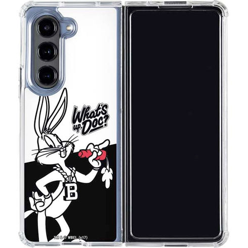 Looney Tunes Retro Bugs Bunny Galaxy Z Fold5 5G Clear Case
