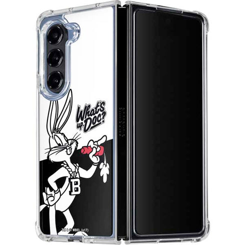 Looney Tunes Retro Bugs Bunny Galaxy Z Fold5 5G Clear Case