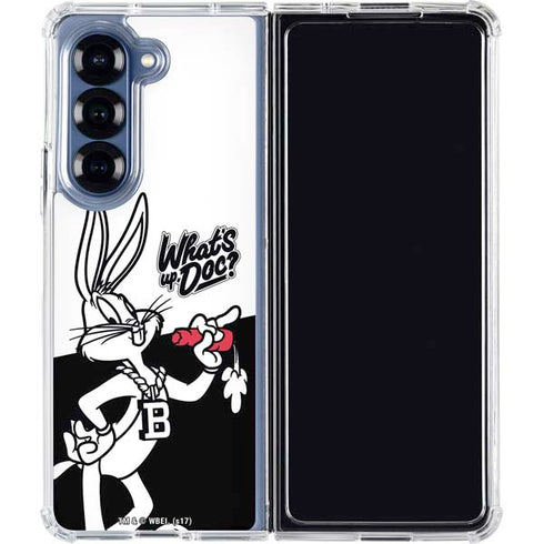 Looney Tunes Retro Bugs Bunny Galaxy Z Fold6 Clear Case