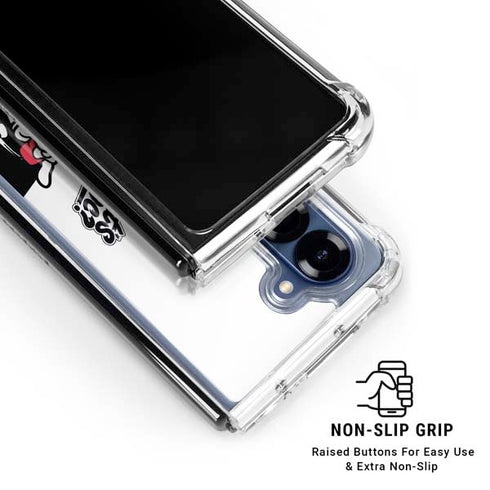 Looney Tunes Retro Bugs Bunny Galaxy Z Fold6 Clear Case