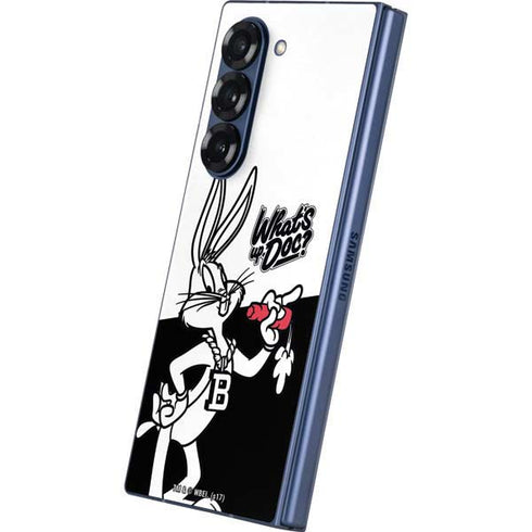 Looney Tunes Retro Bugs Bunny Galaxy Z Fold6 Skin