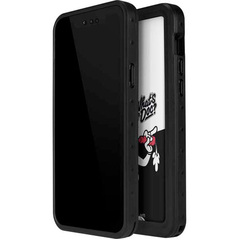 Looney Tunes Retro Bugs Bunny iPhone 15 Plus Waterproof Case