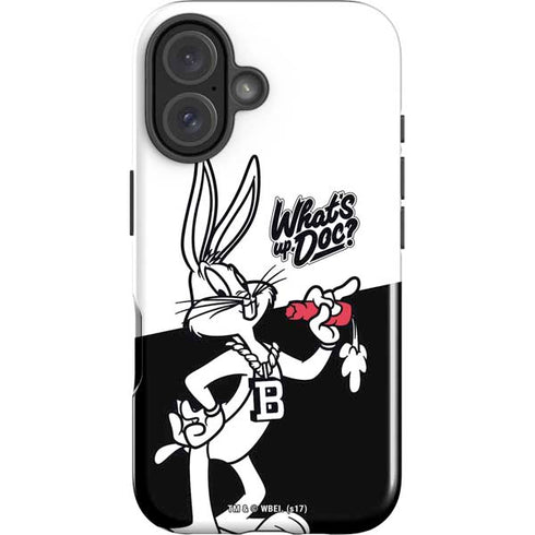 Looney Tunes Retro Bugs Bunny iPhone 16 Impact Case