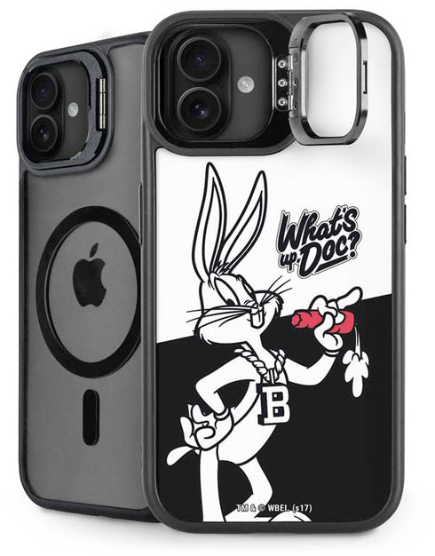 Looney Tunes Retro Bugs Bunny iPhone 16 Plus Kickstand Case