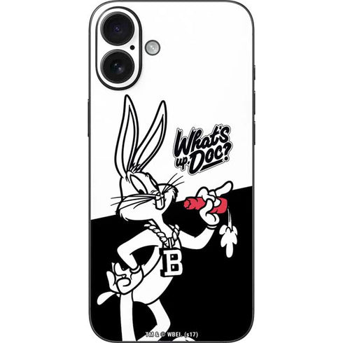 Looney Tunes Retro Bugs Bunny iPhone 16 Plus Skin