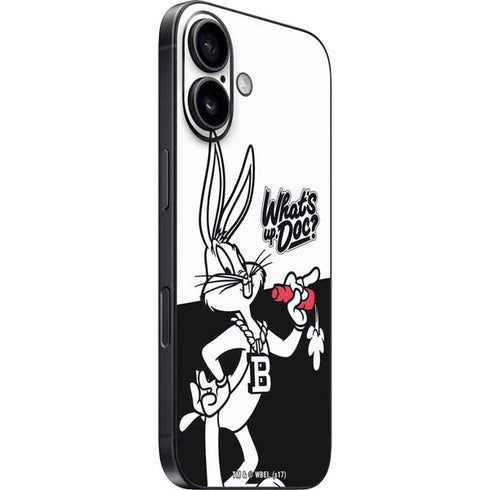 Looney Tunes Retro Bugs Bunny iPhone 16 Plus Skin