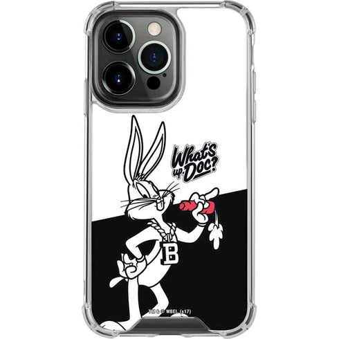 Looney Tunes Retro Bugs Bunny iPhone 16 Pro Clear Case