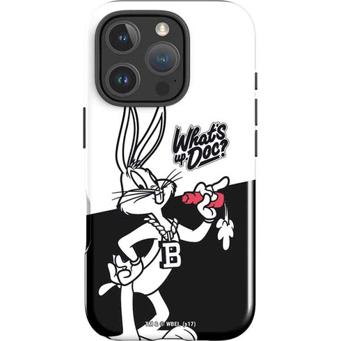 Looney Tunes Retro Bugs Bunny iPhone 16 Pro Impact Case