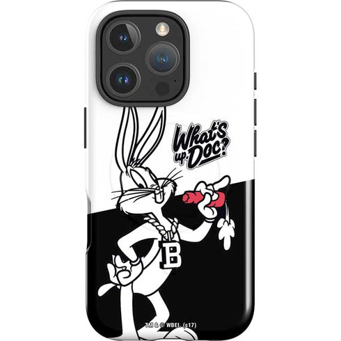Looney Tunes Retro Bugs Bunny iPhone 16 Pro Magsafe Impact Case