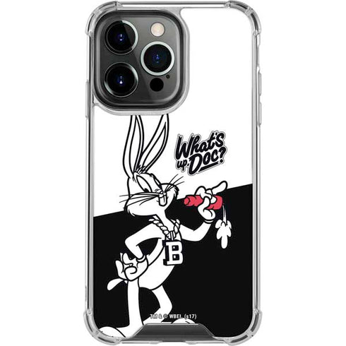 Looney Tunes Retro Bugs Bunny iPhone 16 Pro Max Clear Case